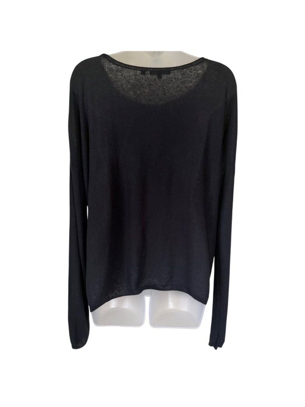 Vince Linen-Blend Hi-Lo Sweater Top - Picture 2 of 12